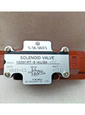 NAKAKITA NS691RT-6-A(c)-BA-54 SOLENOID VALVE,AC 115V