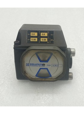 BOLLFILTER Tipo 4.36.2 Differenziale Pressione Indicatore 0.