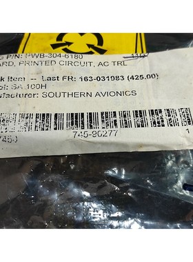 Southern Avionics PWB-304-6180 Circuito Stampato AC Trl SLP3