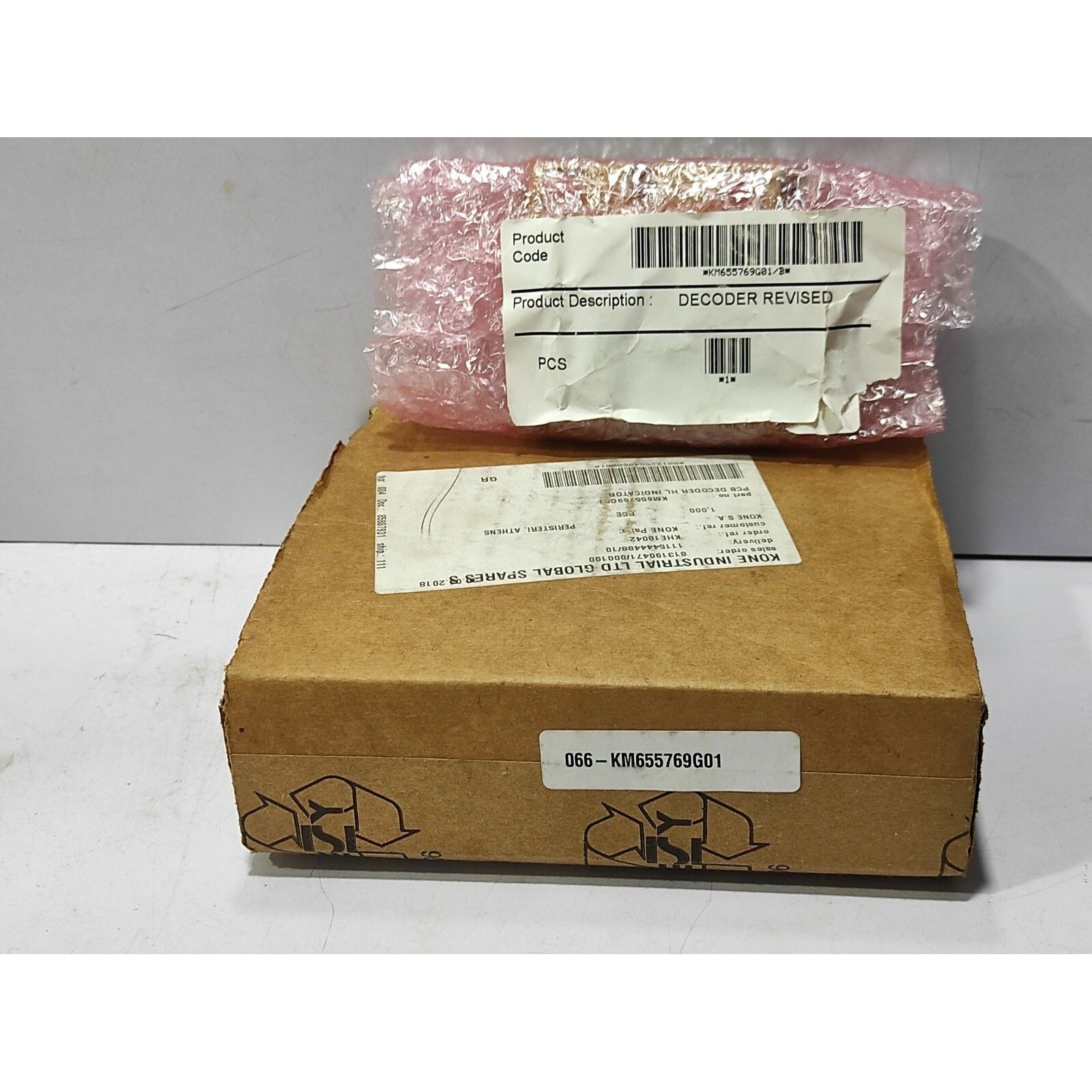 Kone KM655769G01 PCB Decodificador Hl Indicador Decodificado