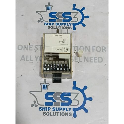 Sodeco RG082 面板安装计数器 25 i/s 24V 180Ω