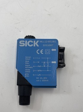 SICK WLL12-B5281 Photoelectric 10-30VDC Sensor Used