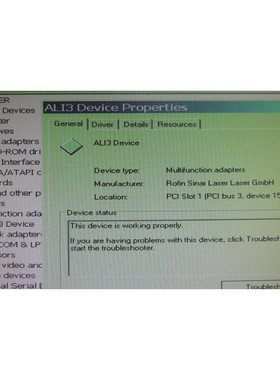 Rofin 120301549-02490 ALI3 Rev 4.1 & OPO_V403.DDF tested
