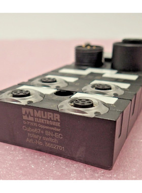 MURR ELEKTRONIK CUBE67 + BN-EC ROTARY SWITCH ART.-NO. 565270