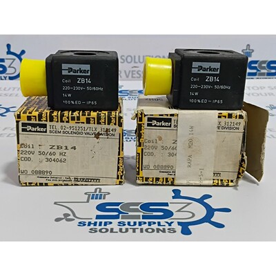 Parker ZB14 线圈适用于电磁阀 220-230V 50/60Hz Rapa M20 14W,P
