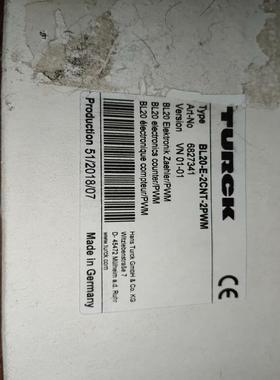 询价图尔克BL20-E-2CNT-2PWM模块进口现议价