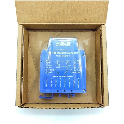 B&B 电子 RS-485 隔离重复器 485OPDR