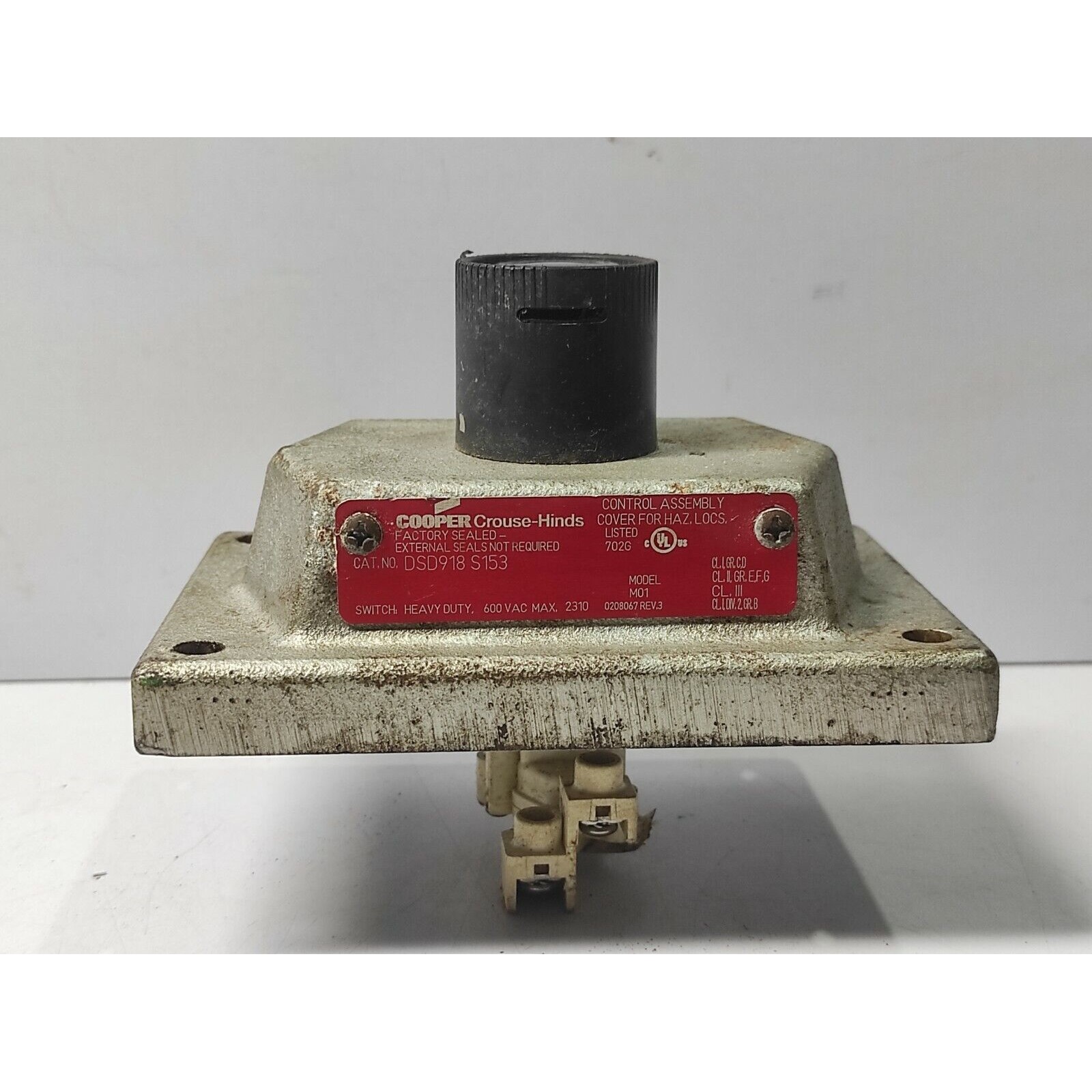 Cooper Crouse Hinds DSD918 S153 Esplosione a Prova Controllo