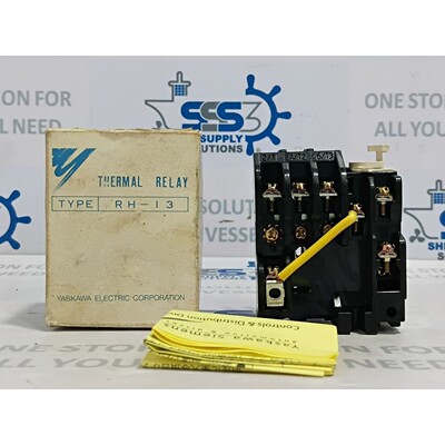Yaskawa Electric RH-13 Thermal Overload Relay 4A - 8A 3-Pole