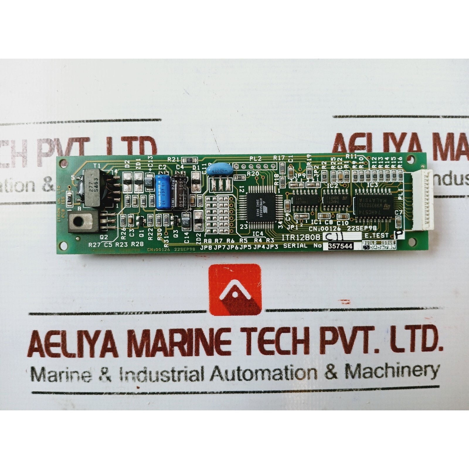 Itron ITR12808 C11 Printed Circuit Board PCB ISS 1, 00126, 2