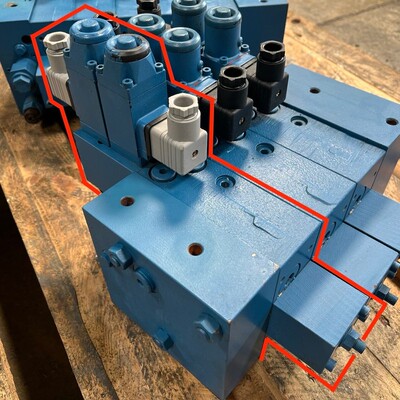 Mannesmann Rexroth M4-15 Proportional-Ventilscheibe für Vor