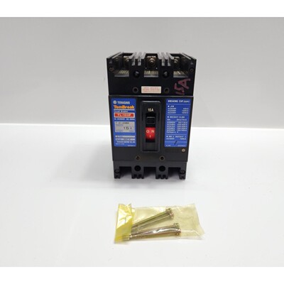 TERASAKI TL-100F TEMBREAK 3-POLE CIRCUIT BREAKER 15A