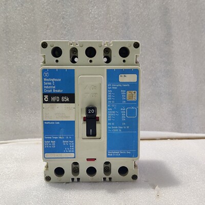 西屋 HFD 65k HFD3020L 系列 C 工业断路器