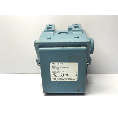 United Electric J402-449 Mano-Contact Gamme 0To50.8cmwc/0 Po