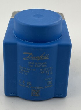 DANFUSS BE024DS 018F6757 SOLENOID COIL 24V DC 16W NEW IN BOX