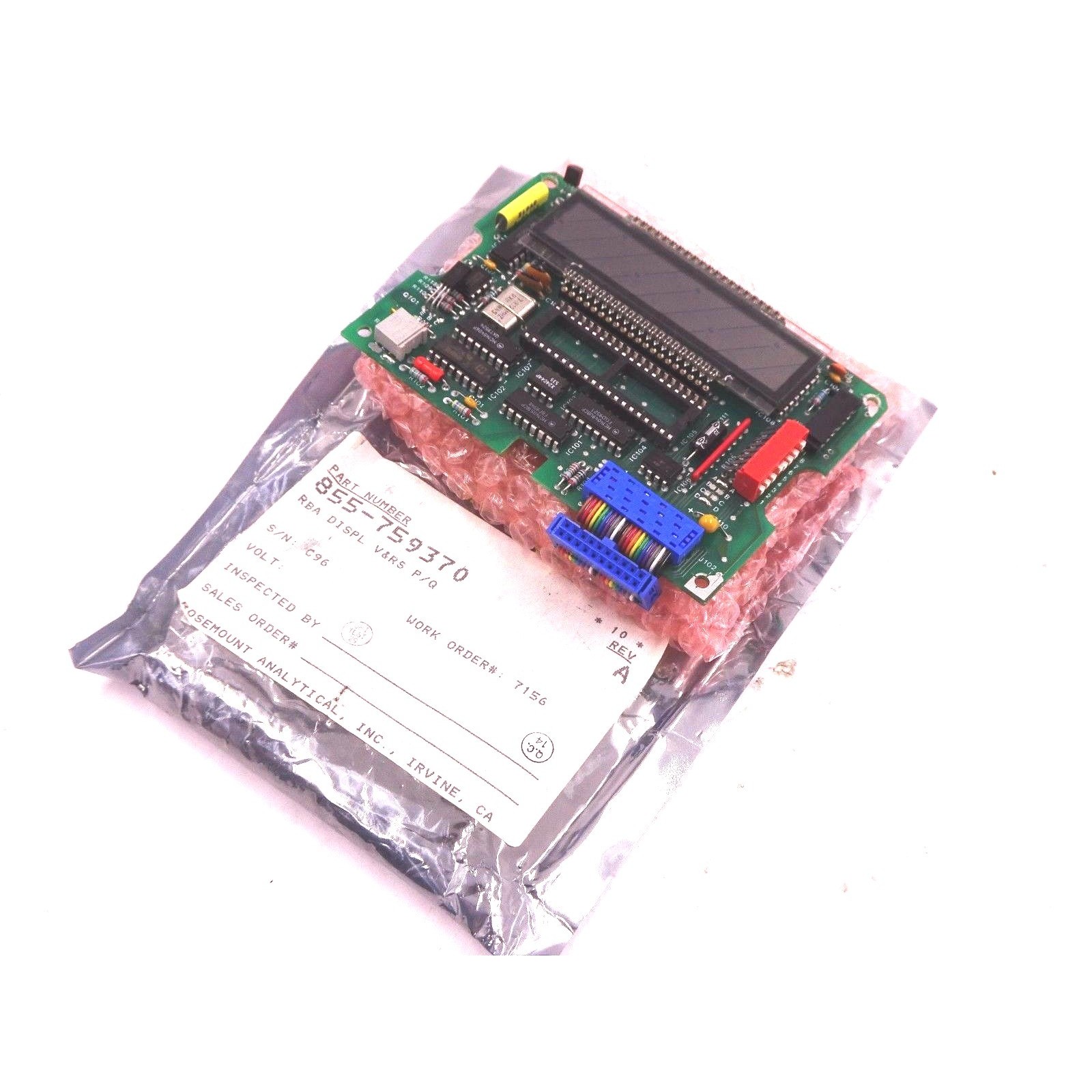 Nueva ROSEMOUNT 855-759370 107707 Placa De Visualización