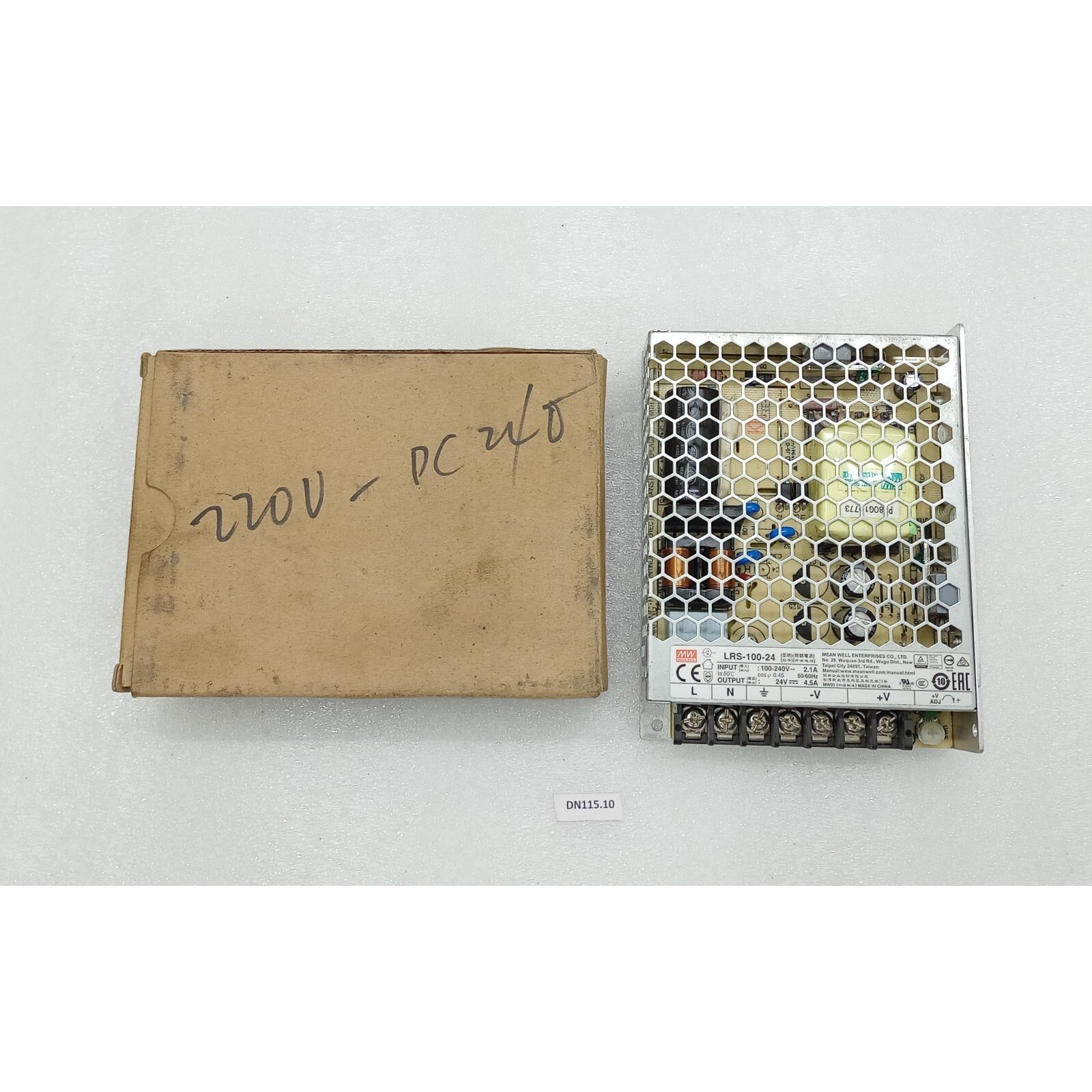 Mean Well LRS-100-24 Switching Power Supply Input 100V to 24