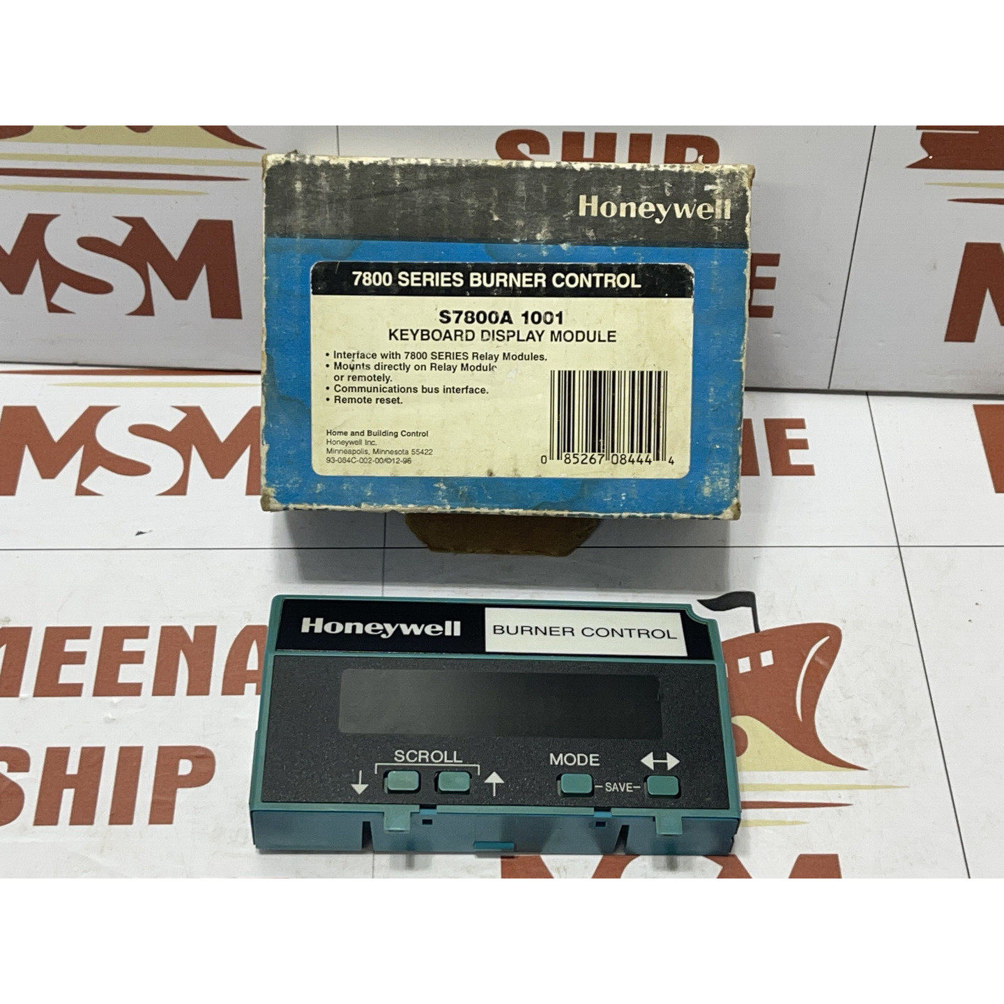 Honeywell S7800A1001 Burner Control Keyboard Display Module
