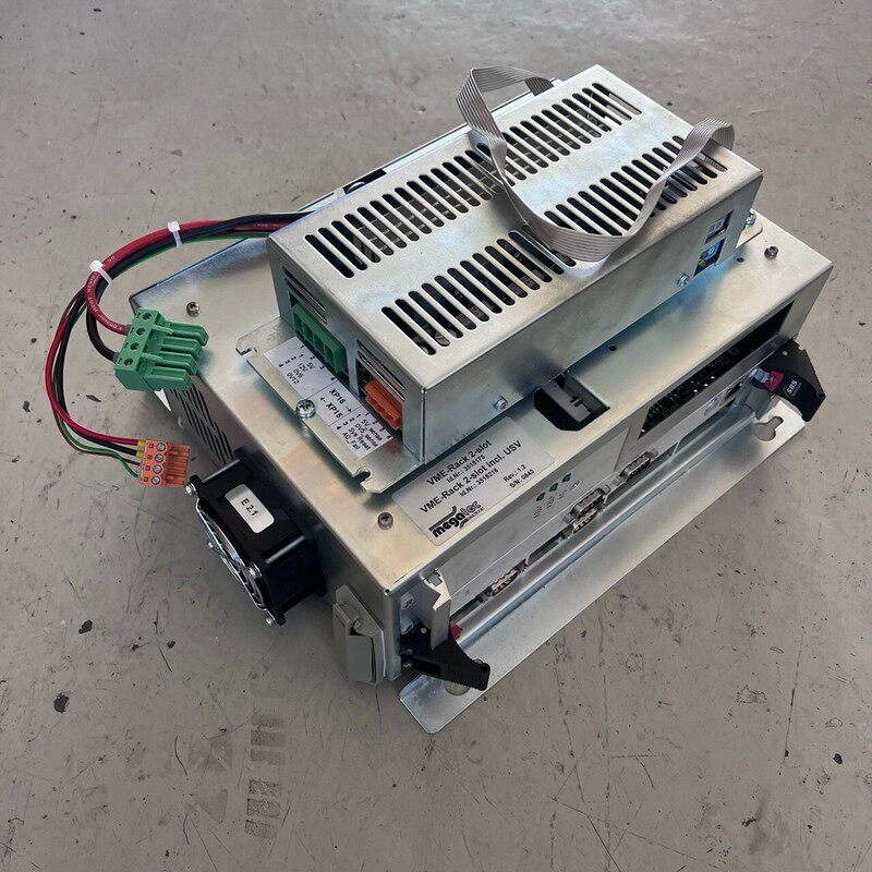 1x megatec electronic VME-Rack 2-slot incl. USV 3518218 3518