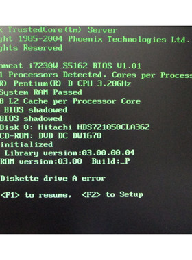 TYAN Tomcat S5162 S5162G2NR V1.01 & 3.20GHz & RAM