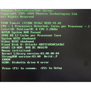 S5162G2NR S5162 V1.01 RAM TYAN 3.20GHz Tomcat