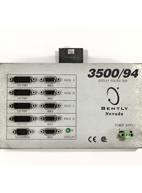 BENTLY NEVADA 3500/94 展示路由器盒 08B025EE