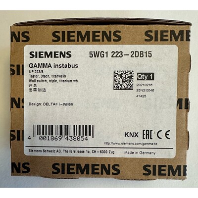 Siemens GAMMA instabus / Taster, 3fach / 5WG1 223-2DB15 / Ne
