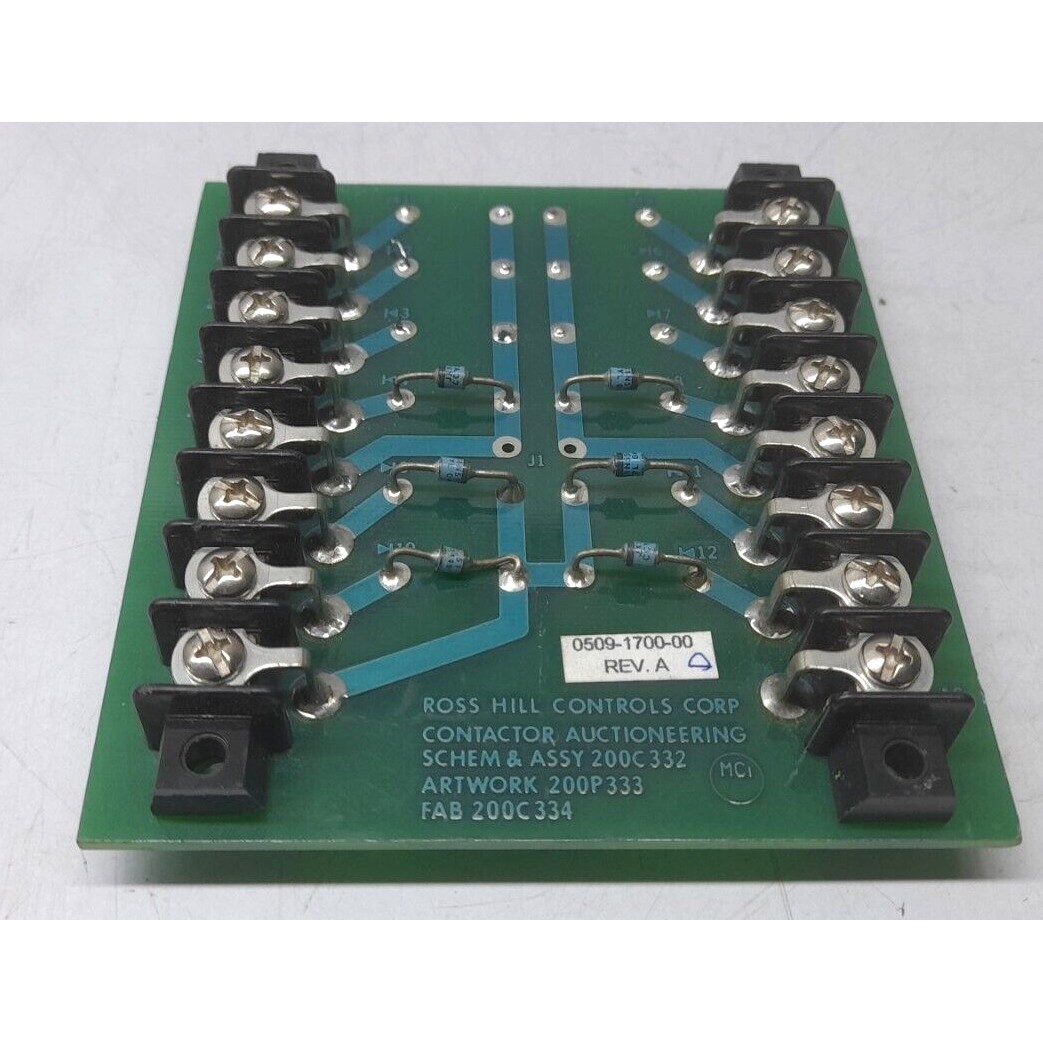 Ross Hill Controls Corp 0509-1700-00 Rev.A PCB / 0509170000