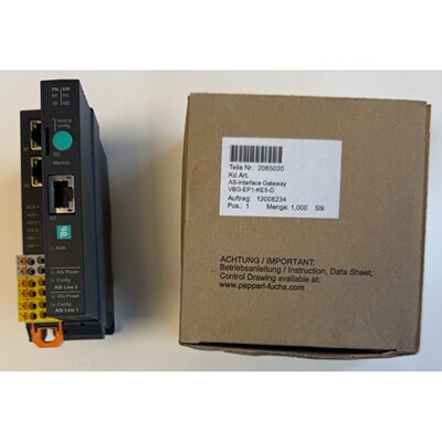 PepperlFuchs ASInterface Gateway  VBGEP1KE5D  2065020  Neu i