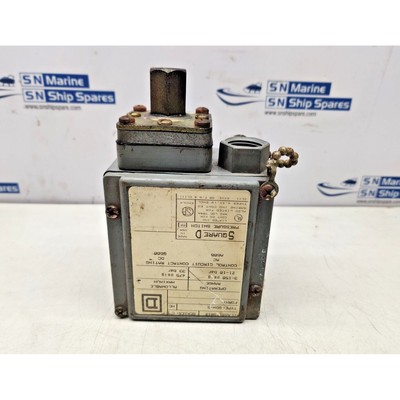 Square D GDW-5 Pressure Switch Series: C Class: 901Z Operati