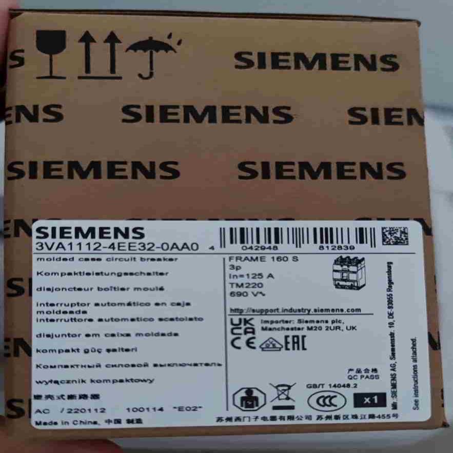 塑壳断路器3VA1112-4EE32-0AA0议价