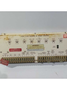 Woodward 8271-652 J / 2301 Charge Partage & Vitesse Contr?le