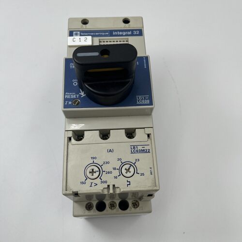 TELEMECANIQUE integral 32 LB1-LC03M22 Manual Motor Starter U