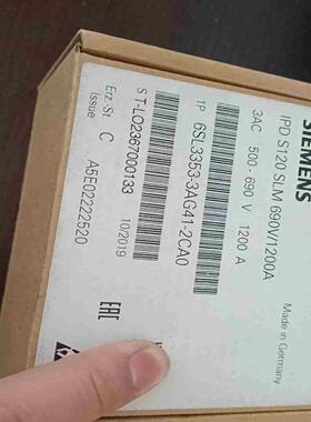 S120 IPD卡空冷式非调节型电源模块6SL3353议价