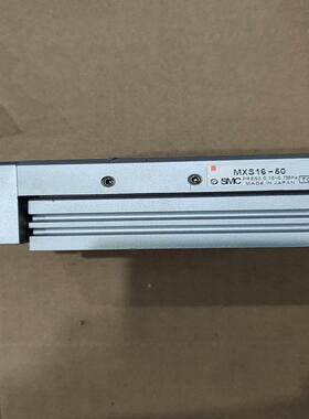 SMC滑台气缸MXS16-50功能正常橙色很新保证议价