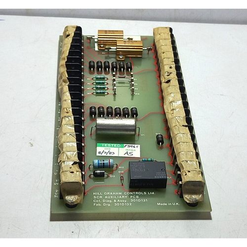 Hill Graham Scr Auxiliaire PCB Cct. Diag. & Compl. 301D131 3