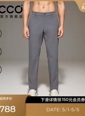 ECCO爱步男款长裤 26新春夏舒适耐磨运动休闲锥形裤 EG261P010M