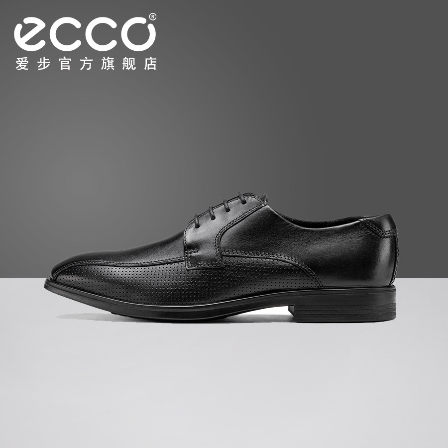 ECCO爱步商务正装皮鞋男 春季真皮休闲鞋低帮鞋德比鞋 墨本621744|ruв категории Мужская обувь, 低帮鞋, 正装皮鞋 - от Buy2taobao.com для оказания профессиональной услуги покупки агента Taobao