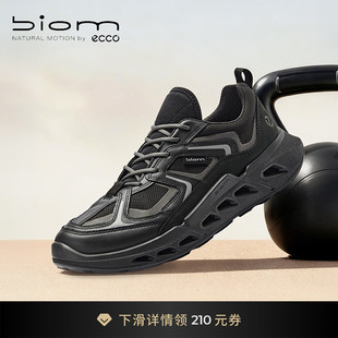 ECCO爱步男款 26新春夏网面防水跑步鞋 健步BIOM720 850344 运动鞋