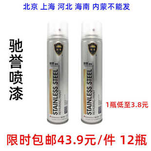 驰誉喷漆不锈钢自动金属防锈焊点修补漆电镀银色油漆镀铬手摇喷漆