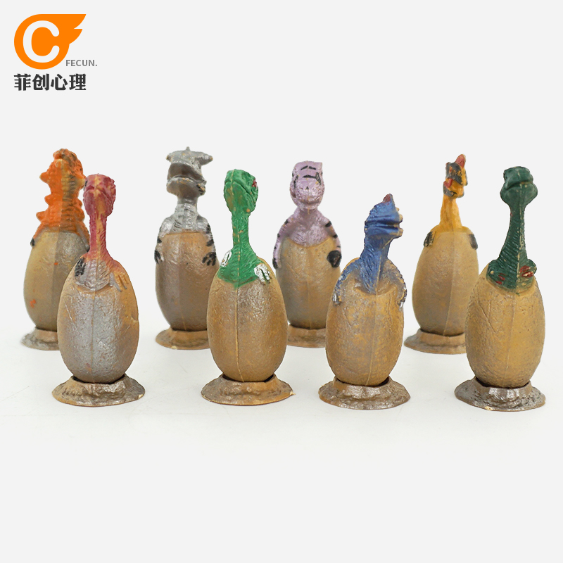 心理沙盘沙具套装沙游箱庭减压手办摆件史前动物类模型卡通恐龙蛋