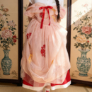 25新品 少女 多层网纱刺绣不规则立领旗袍连衣裙 新中式 毛哩MOOLY