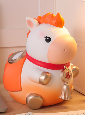 十二生肖马年存钱罐2026新款只进不出储蓄钱罐儿童女男孩款吉祥物