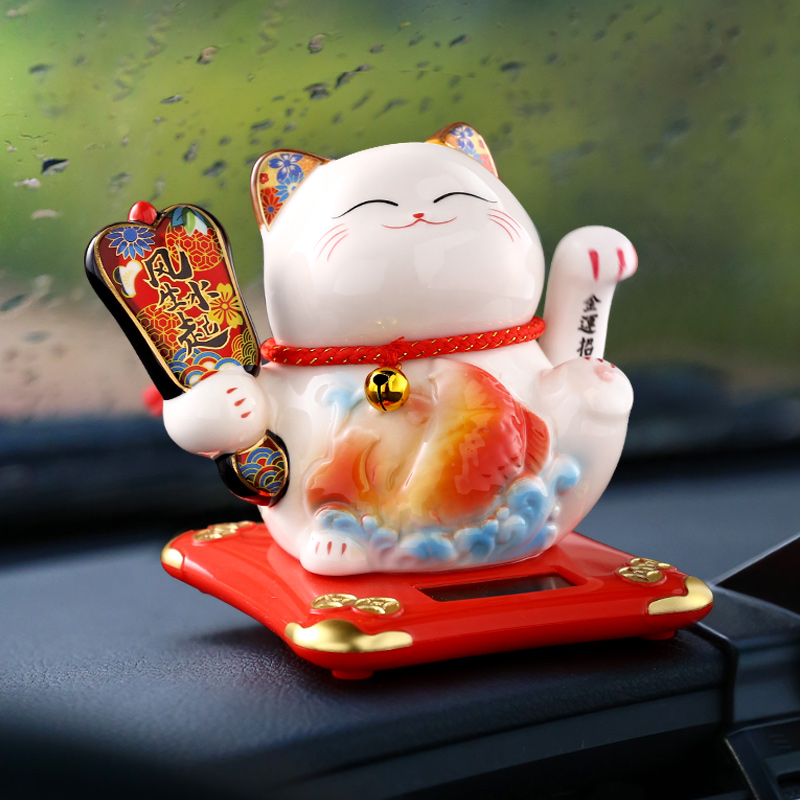 nosin诺轩招财猫自动招手小摆件