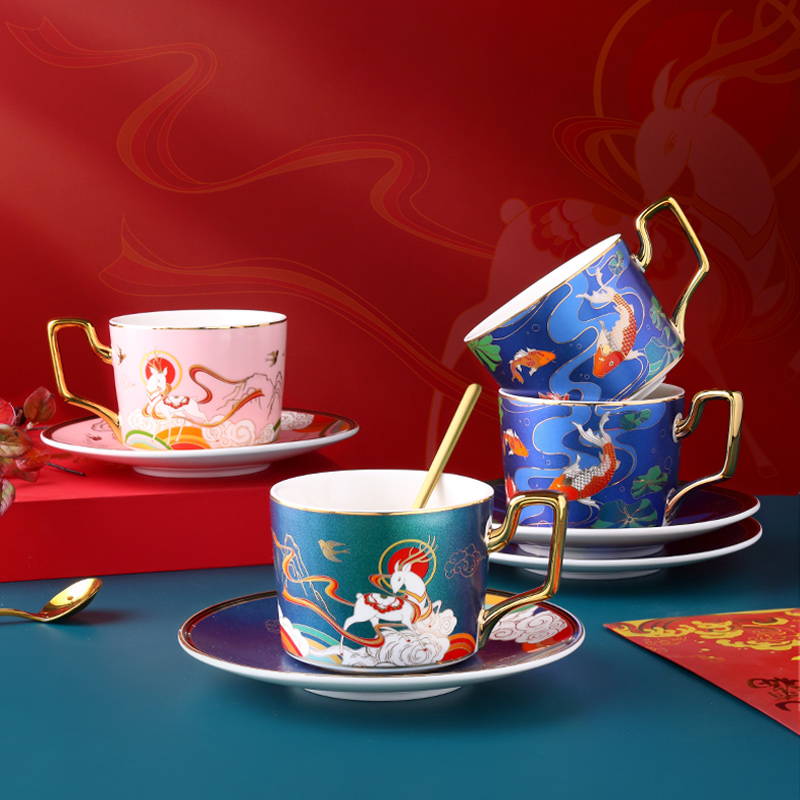 国潮咖啡杯Nosin/诺轩一路相伴