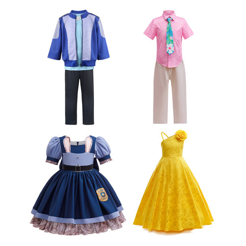 疯狂动物城儿童演出服男女童