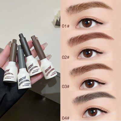 MANSLY多用水眉笔染眉膏不易晕染不脱色自然补发际线平价眉笔