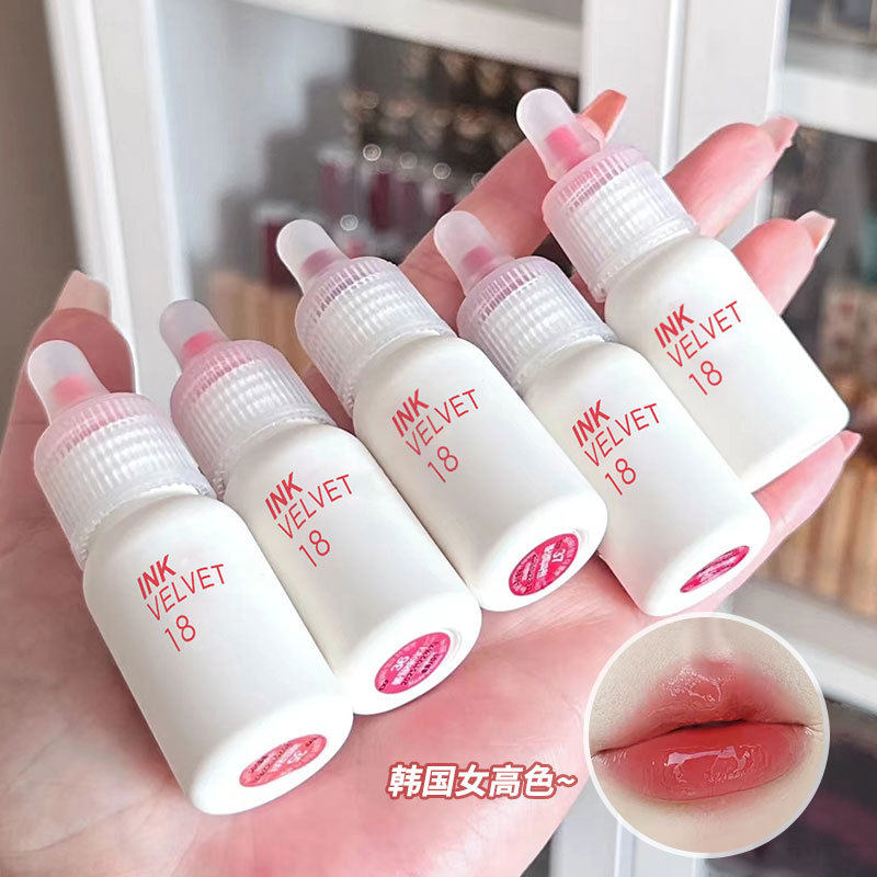 黛曼普小奶瓶唇釉镜面水光滋润显白持久不易沾杯伪素颜学生党口红