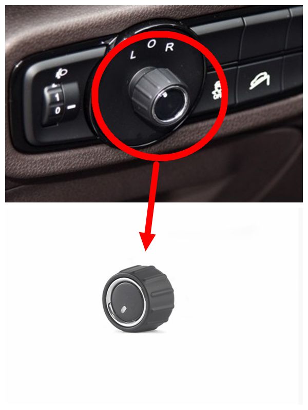 适配广汽传祺GS4 GA6 GS8倒车镜GA8后视镜反光镜调节旋钮控制开关