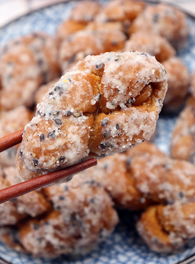 台州特产白糖麻花温岭岙环油爽油霜传统糕点红糖麻花500g零食小吃